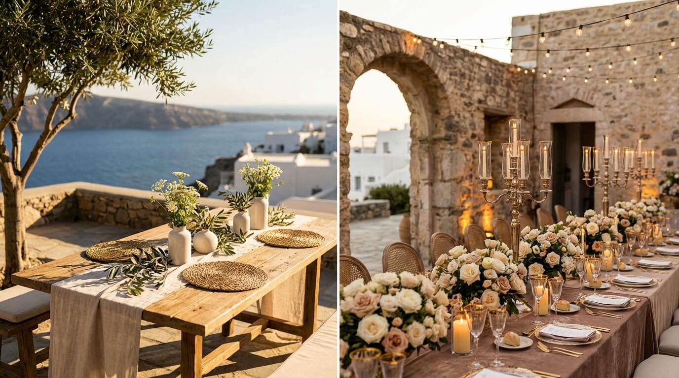 Messinia Events - Minimal VS Luxurius